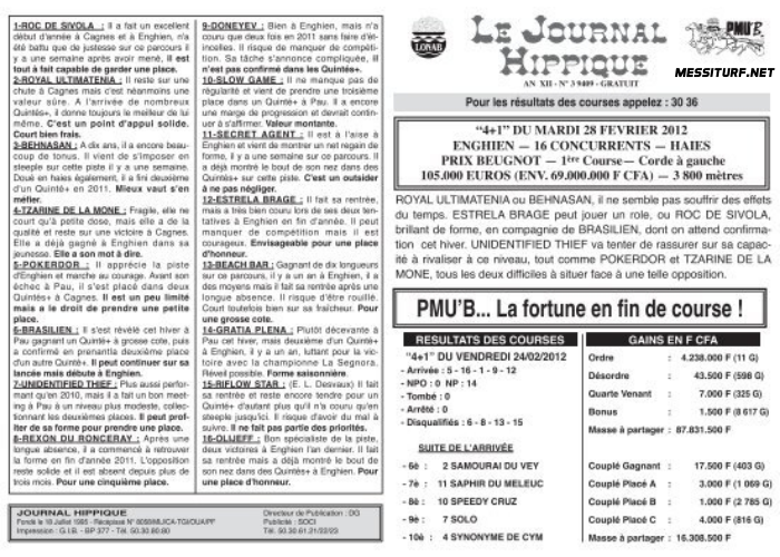 Journal Hippique Lonab